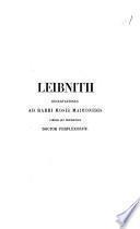 Observationes ad Rabbi Mosis Maimonidis librum qui inscribitur Doctor perplexorum
