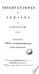 Observationes et indices
