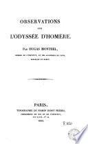 Observations sur l'Odyssée d'Homère