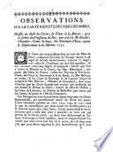 Observations sur la carte réduite des mers du Nord, dressée au Dépôt des cartes, & plans de la Marine, pour le service des vaisseaux du Roi ... 1751 [Jacques Nicolas Bellin]
