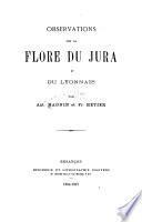 Observations sur la flore du Jura et du Lyonnais