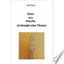 Ociao ou le Deux/Un de l'évangile selon Thomas