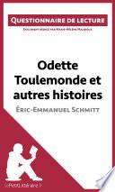 Odette Toulemonde et autres histoires d'Éric-Emmanuel Schmitt
