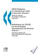 OECD Statistics on International Trade in Services 2007, Volume I, Detailed tables by service category