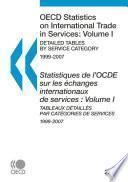 OECD Statistics on International Trade in Services 2009, Volume I, Detailed tables by service category