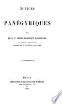 Oeuvers du r.p. Henri Dominique Lacordaire: Notices et panégyriques