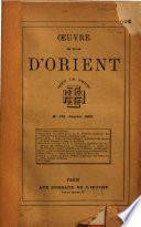 Oeuvre d'Orient
