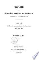 Oeuvre des orphelins israélites de la guerre
