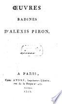 Oeuvres badinés