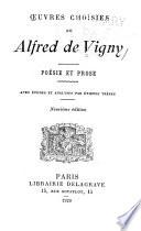 Oeuvres choisies d'Alfred de Vigny