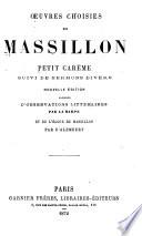 Oeuvres choisies de Massillon