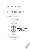 Oeuvres choisies de N. Chamfort