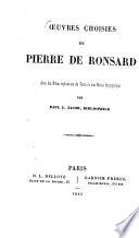 Oeuvres choisies de Pierre de Ronsard