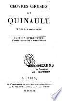 Oeuvres choisies de Quinault