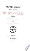 Oeuvres choisies du Chevalier de Bonnard