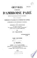 Oeuvres complètes d'Ambroise Paré