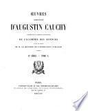 Oeuvres complètes d'Augustin Cauchy