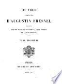Oeuvres complètes d'Augustin Fresnel