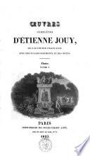 Oeuvres complètes d'Étienne Jouy