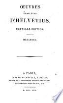 Oeuvres complètes d'Helvétius
