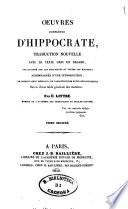 Oeuvres completes d'Hippocrate