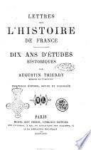 Oeuvres complètes de Augustin Thierry
