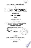 Oeuvres complètes de B. Spinoza