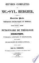 Oeuvres complètes de Bergier