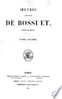 Oeuvres complètes de Bossuet, évêque de Meaux