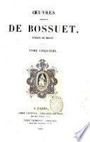Oeuvres complètes de Bossuet, évêque de Meaux