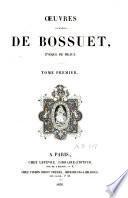 Oeuvres complètes de Bossuet, évêque de Meaux