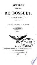 Oeuvres complètes de Bossuet