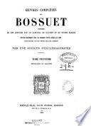 Oeuvres complètes de Bossuet