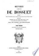 Oeuvres complètes de Bossuet