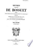 Oeuvres complètes de Bossuet