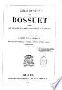 Oeuvres complètes de Bossuet