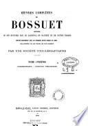 Oeuvres complètes de Bossuet