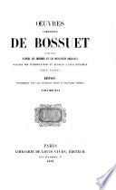 Oeuvres complètes de Bossuet ...