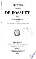 Oeuvres complètes de Bossuet: Sermons