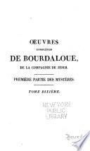 Oeuvres complètes de Bourdaloue, de la compagnie de Jesus