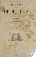 Oeuvres complètes de Buffon avec la nomenclature linéenne et la classification de Cuvier