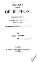 Oeuvres complètes de Buffon avec les supplémens, augmentées de la classification de G. Cuvier