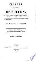 Oeuvres complètes de Buffon: Histoire naturelle