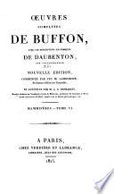 Oeuvres complètes de Buffon