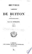 Oeuvres complètes de Buffon: Matières générales