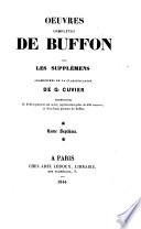 Oeuvres complètes de Buffon: Oiseaux 1