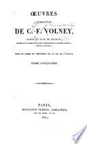 OEuvres complètes de C.-F. Volney