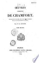 Oeuvres complètes de Chamfort