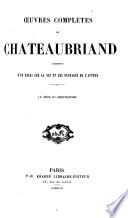 Oeuvres complètes de Chateaubriand