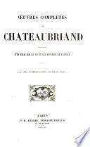 Oeuvres complètes de Chateaubriand